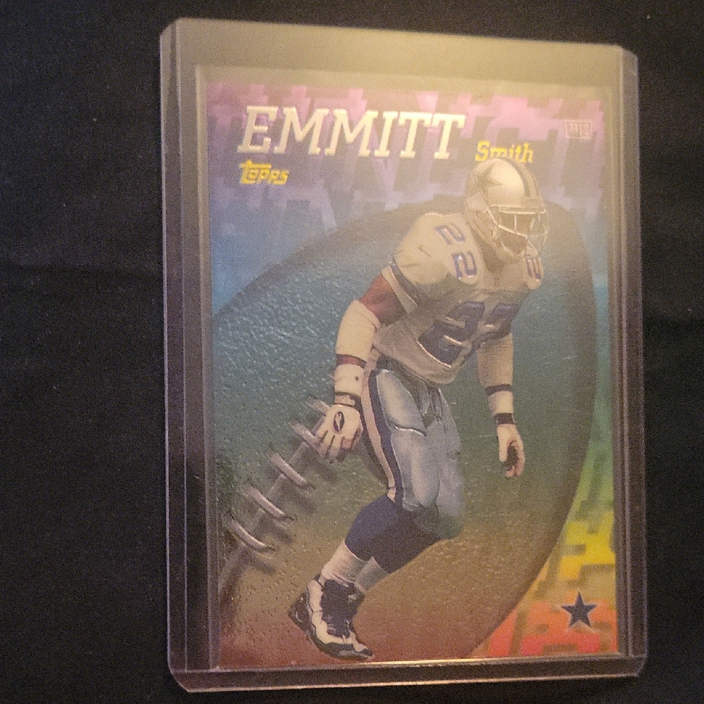 Topps Emmitt Smith Holographic Football Card
